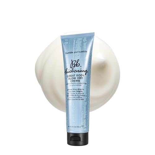 Bumble and bumble. Thickening Great Body Volumizing Blow Dry Cream | For Voluminous Blowouts | Heat Protection | For Fine to Medium Wavy, Straight Hair Types, 5 Fl Oz