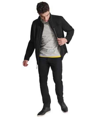 Image of DKNY Men's Water Resistant Soft Sweater Fleece Jacket