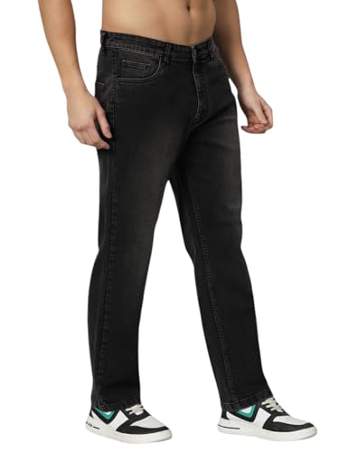 Image of Amazon Brand - INKAST Men Mid Rise Straight Fit Jeans | Denim Wear | Casual Pants | Straight Fit