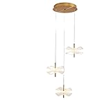 Les lustres conviennent aux restaurants, couloirs, bars, passages, cages d'escalier, balcons, hôtels, cafés, clubs, boutiques, entrées, etc. Lustre, suspension, plafonnier, luminaire décoratif, éclairage LED suspendu