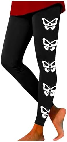 Leggings Damen Halloween Mit Witzigen Augen Druck Elastische