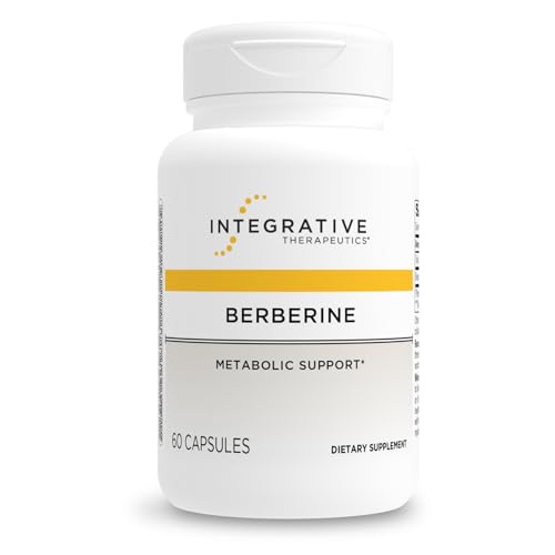 Integrative Therapeutics Berberine - Supports Metabolic Health & Cellular Energy Metabolism - Practitioner-Trusted Quality - Dairy-Free & Gluten-Free - 60 Capsules (60 Servings)