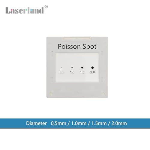 Image of Single Slit Double Slits Poisson Spot Moire Pattern Optical Elements Interference Diffraction Grating Sheet Physical Optics (Poisson Spot (1pc))