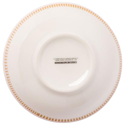 Image of Silver Buffalo Nissin Cup of Noodles Logo Ceramic Sushi Set with Dipping Sauce Dish and Matching Chopsticks