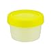 8 oz./250mL Large Specimen Container with Yellow Screw Cap (100 Containers)