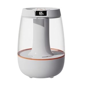 BYONGCHO Humidifier for Bedroom, 3L Cool Mist Humidifier Ultra-Quiet 20dB with Night Light, 24H Runtime, Waterless Auto-Off, Ideal for Baby Rooms, Plants & Office, Top Fill