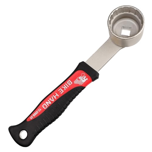 BikeHand Bicycle Bottom Bracket Removal Crank Tool - Compatible with Shimano Hollowtech II 16-Notch 44mm External BB