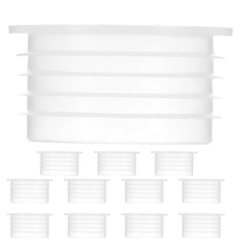 VALICLUD Lot de 12 Bouchons de Pot Réutilisables en Plastique Étanche Dispositif Anti-Infiltration Rond pour Jardinière et Potager de Balcon Accessoires de Plantation pour Pot de Fleurs