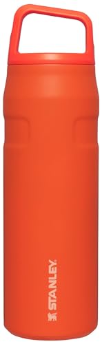 Image of Stanley IceFlow Cap and Carry Water Bottle | Wide Mouth Twist Lid | Lightweight & Leakproof for Travel & Sports | Insulated Stainless Steel | BPA-Free