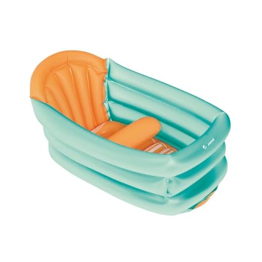 Jané Bañera Hinchable 3 Posiciones, 30 Litros, Apto desde el Nacimiento, Posiciones Evolutivas, con Separador y Reposacabezas