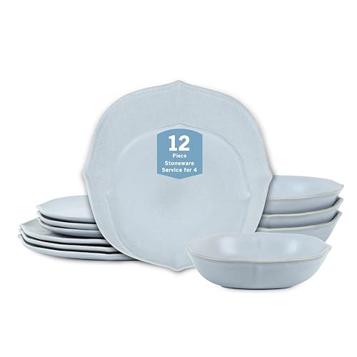 Stone Lain Baskerville 12-Piece Dinnerware Set...