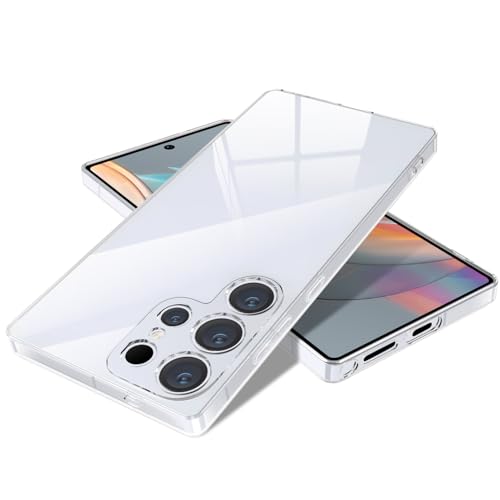 rusinaione �p�� Galaxy S26 Ultra �P�[�X �N���A �S���� �ϏՌ� ���^ �ČRMIL�K�i tpu �M�����N�V�[ S26 ultra �J�o�[ �h�o �w��h�~ ��̌^ �l�C ���E�����h�~�i�N���A�j