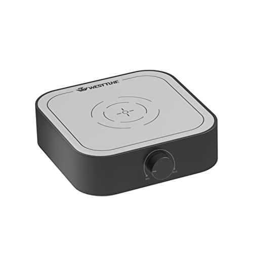 WEST TUNE Magnetic Stirrer Mixer with Stir Bar Brushless DC Motor Max 3000rpm 3000ml Magnetic Mixer Black-Whiteï¼No Heating)