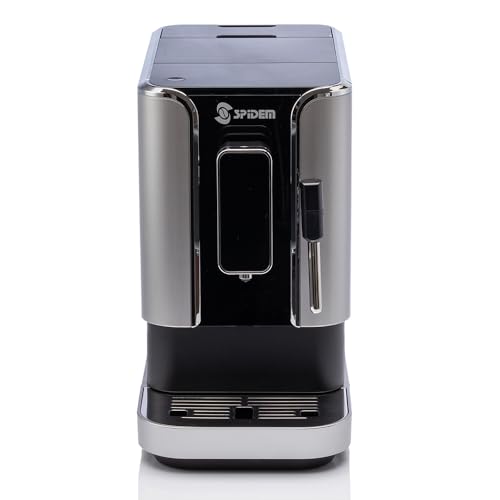Cafeteira Expresso Automática Spidem Trevi 110V - Moedor de Grãos Integrado, Vapor e Água Quente