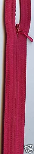 JTL22"/ 56cm Concealed Invisible Closed End Zips Cerise Pink - per single zip