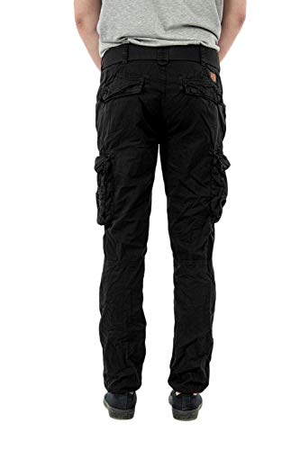Schott NYC Ranger 70, Pantaloni Uomo, Nero
