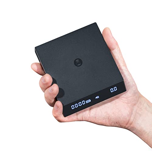 Timemore Black Mirror Nano Coffee Scale, Mini Espresso Scale For Baking Cooking Flow Measurement, Digital Food Scale Poor Over Hand Drip Scale Weighing Instrument Auto Mode Timer Function Led, Black #TOP4