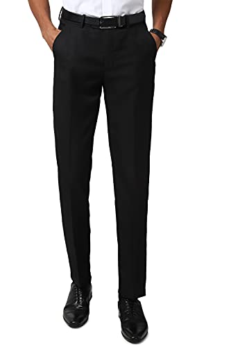 Image of Peter England Men's Slim Formal Trousers