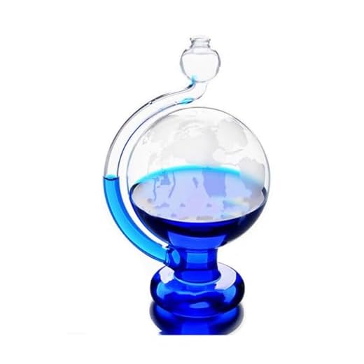 TimesFriend Storm Glass Forecaster Predicting Gifts Weather Forecast Forecasting Home Ornament Local Cool Monitor Bottle Visual Live Report Reporting Box Ball Indoor Desktop for Kids Toy