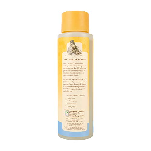 Burt's Bees For Dogs Natural Tearless Puppy Shampoo With Buttermilk | Shampoo For Dogs And Puppies | Puppy Shampoo Gentle On Skin And Fur | Cruelty, Sulfate & Paraben Free - Made In Usa, 16 Ounces #TOP2