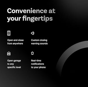 Konnected Smart Garage Door Opener blaQ - Works with Chamberlain/Liftmaster Security+ Openers - Local myQ Alternative - Alexa, SmartThings, Home Assistant, Hubitat, Control4, HomeSeer Integration — photo 4 of 6