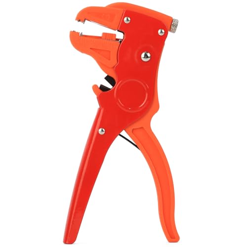 QWORK® Pince à dénuder, 2 en 1 pince coupante pour câbles 0,2 à 6,0 mm², pour réparations automobiles et électriques