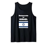Democrats for Israel - show support for Israel Tank Top