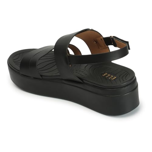 Image of ELLE Women's Multi-Strap Platform Sling back Sandals