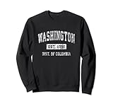Photo Gallery washington dc vintage stabilito sport design felpa Photo Gallery washington dc vintage stabilito sport design felpa