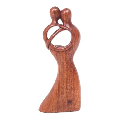 Novica 261363 Brown People And Portraits Wood Sculpture thumb #1