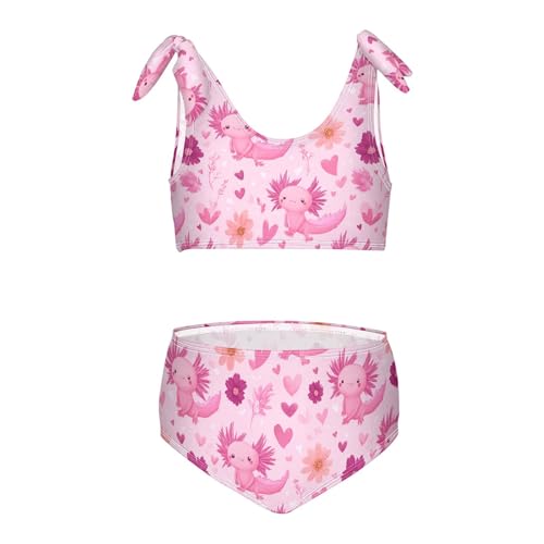 Image of Boccsty Cute Crab Red Blue Girls Swimsuits Kids Bikini Sets 2 Pcs Bathing Suit for 3T