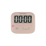 HATUSOKU サイレントモード搭載 光るタイマー キッチンタイマー 勉強タイマー 学習タイマー マグネット スタンド 吊り下げ (ピンク)