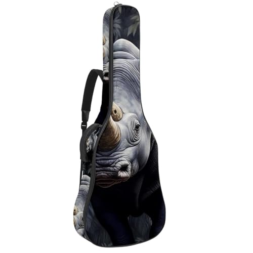 Sac de transport pour guitare acoustique étanche avec double bandoulière réglable