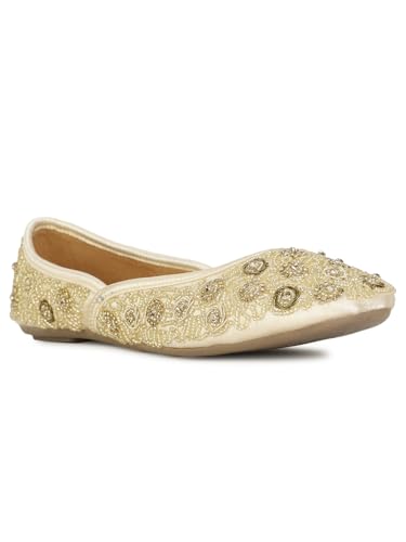 Image of Marie Claire Womens Peach Flat E 23 Ballet Flat