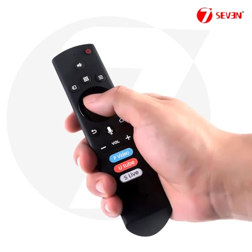 Image of 7SEVEN Compatible of Kodak Tv Remote Original Suitable for Smart Android 4K LED FHD QLED Television - Pairing Must Bluetooth Remote with Voice Command