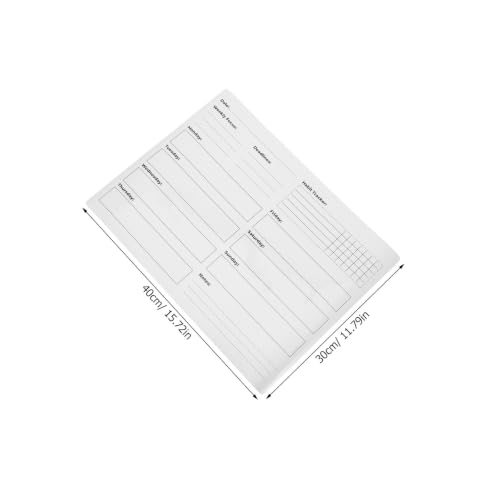 NUOBESTY Removable Dry Erase Weekly Calendar Whiteboard Sticker for Wall and Refrigerator, Adhesive PVC Whiteboard Sheet with Quick Clean Updates, for Home and Classroom Scheduling - Image 2