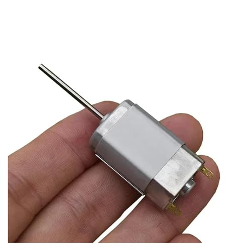 XIPSBJWF 3/5/10 Piezas de Motor estándar de CC de 5-9V 14600 RPM minimotor eléctrico de Alta Velocidad de 20 mm y Eje Largo 30 mm Reemplazo fácil de Bricolaje(10PCS)