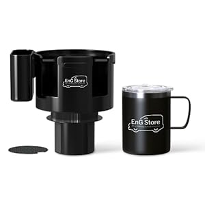EnG Store Car Cup Holder – Anti-Spill Adjustable Drink Holder for Vehicles – Securely Fits Cups, Mugs, and Bottles – Convenient Travel Car Accessory for a Mess-Free Ride