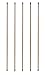 Produktbild Windhager Stahl-Pflanzstab Bambusoptik-SET, Stahl-Rankstab, Pflanzenstütze, Rankhilfe, Pflanzstäbe, Tomatenstäbe, Braun, 5 Stück, 150 cm, 89136