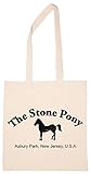 Enigmae The Stone Pony Reutilizable Compras Tienda de Comestibles Algodón Bolsa Reusable Shopping Bag