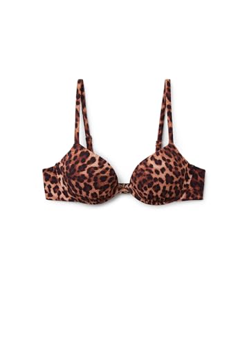Woman's Push Up Swimsuit Top Classic Animalier