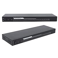 Bewinner 4K 1x16 HDMI Splitter für Mehrere Monitore, 18 Gbps 1 in 16 Out HDMI 2.0B Extender Splitter mit Netzteil, Unterstützt HDCP 2.2, EDID Management für HDTV, Multimedia(EU)