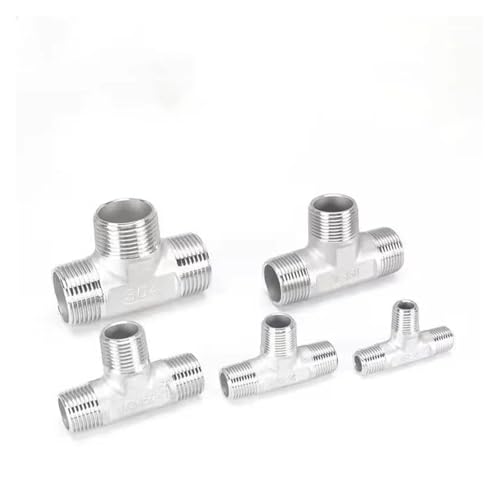 Raccord inox 304 fileté BSPT mâle mâle mâle, laiton délaissé pour la perfection