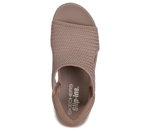Skechers Donna Slip-Ins: Summits - Sweetly Evolved Sandali In Marrone, Taglia 35, Vegan, Lavabile In Lavatrice - 3