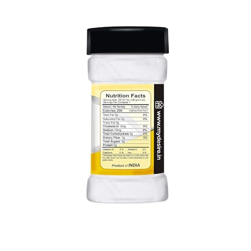 Image of Desire Citric Acid Powder - 100g | Food Grade Lemon Salt (Nimbu Sat) for Cooking, Cleaning, Plant Care & Natural Preservation | Multipurpose Crystals
