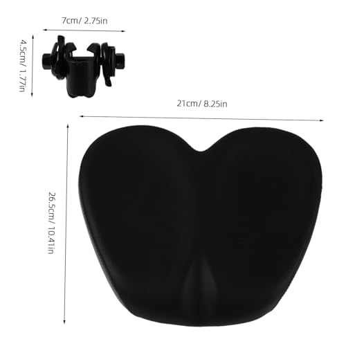 Selle de vélo surdimensionnée large pour VTT exercice et route - 2
