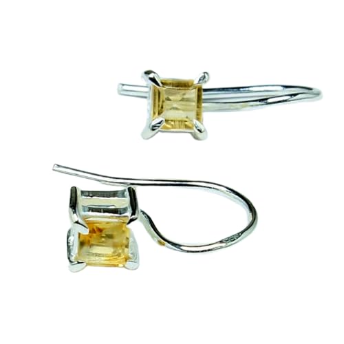 Boucles d'oreilles citrine naturelle pour illuminer vos tenues de bureau