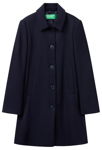 United Colors of Benetton Damen Spolverino 2yebdn07n mantel, blau, 42