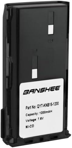 Banshee Two Way Radio Battery BP5615 Fits Kenwood KNB15A Ni-CD Replacement