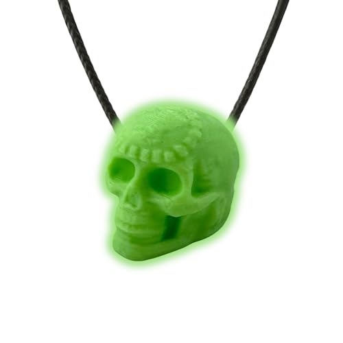 Aztec Death Whistle Necklace - Skull Pendant for Men & Women - 125+ dB Screaming Sound - Grunge Gothic Statement Jewelry - Gothic Skull Pendant - 20